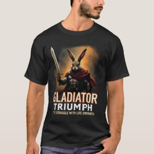 Camiseta El gladiador triunfa en la lucha por la vida