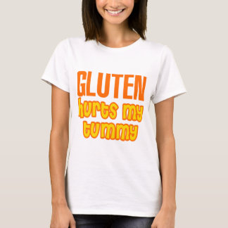Camiseta El gluten daña mi panza