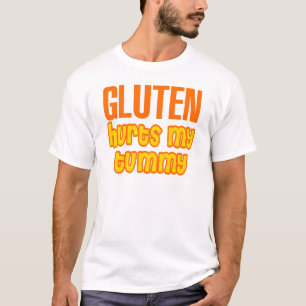 Camiseta El gluten daña mi panza