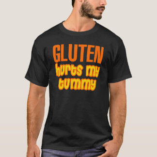 Camiseta El gluten daña mi panza