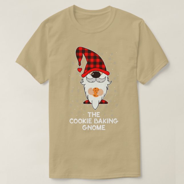 Camiseta El Gnome de Cocina Jugó Lover Xmas Baker Nor (Diseño del anverso)