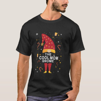 Camiseta El Gnome de la Mamá Genial Navidad Cuadros Familia