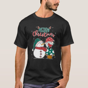 Camiseta El Gnome favorito de Santa Colgando con mis gnomía
