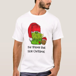 Camiseta El Gnome Que Robó A Los Navidades Cuidó A Gnome Co