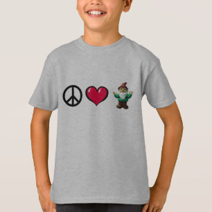 Camiseta El gnomo del corazón de la paz por FreeWitch
