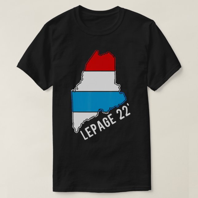Camiseta El gobernador principal de LePage 2022, Paul LePag (Diseño del anverso)