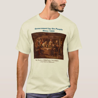 Camiseta El gobierno de los descendientes de Mayflower por