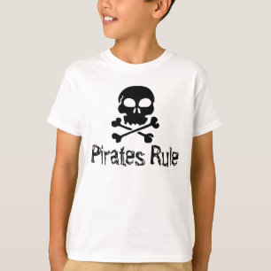 Camiseta El gobierno de los piratas de los camisas infantil