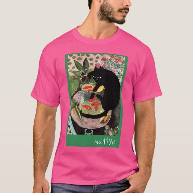 Camiseta El Goldfish De Matisse Y Un Gato (Anverso)