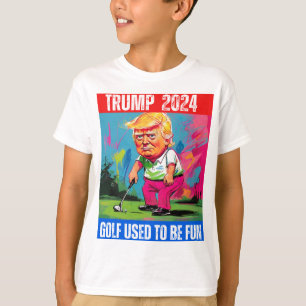 CAMISETA EL GOLF DE TRUMP 2024 SOLÍA SER DIVERTIDO