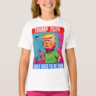 CAMISETA EL GOLF DE TRUMP 2024 SOLÍA SER DIVERTIDO