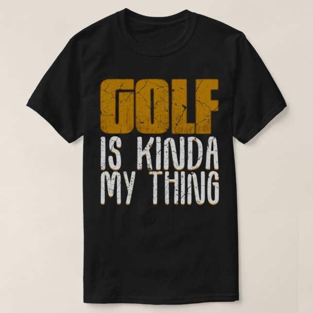 Camiseta El Golf Es Algo Mal (Diseño del anverso)