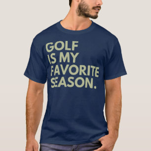 Camiseta El golf es mi temporada favorita