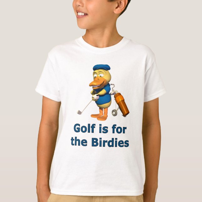 Camiseta El golf es para los birdies (Anverso)