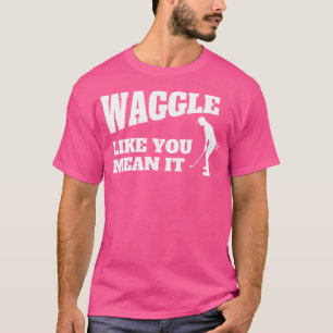 Camiseta El Golf Gracioso Para Los Hombres Que Caminan Como