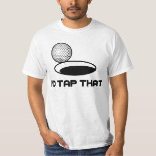 Camiseta El golf I golpearía ligeramente eso