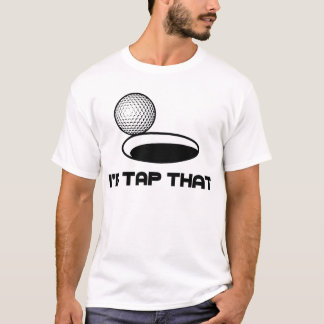 Camiseta El golf I golpearía ligeramente eso