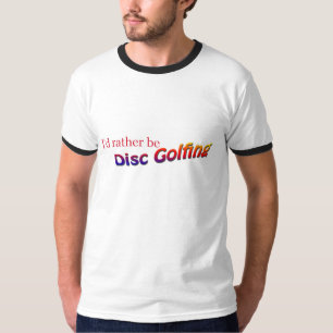 Camiseta el golfing del disco