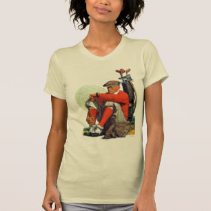 Camiseta El golfista guardó el esperar