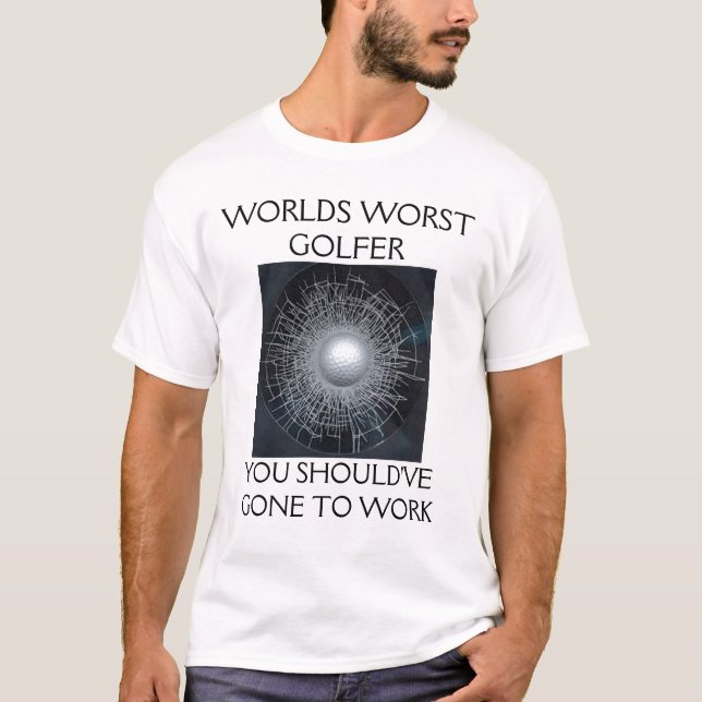 CAMISETA EL GOLFISTA PEOR DE LOS MUNDOS (Anverso)