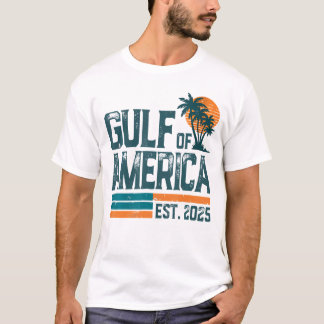 Camiseta El Golfo De América Retro Est 2025 Estadounidense