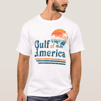 Camiseta El Golfo De América Retro Est 2025 Estadounidense