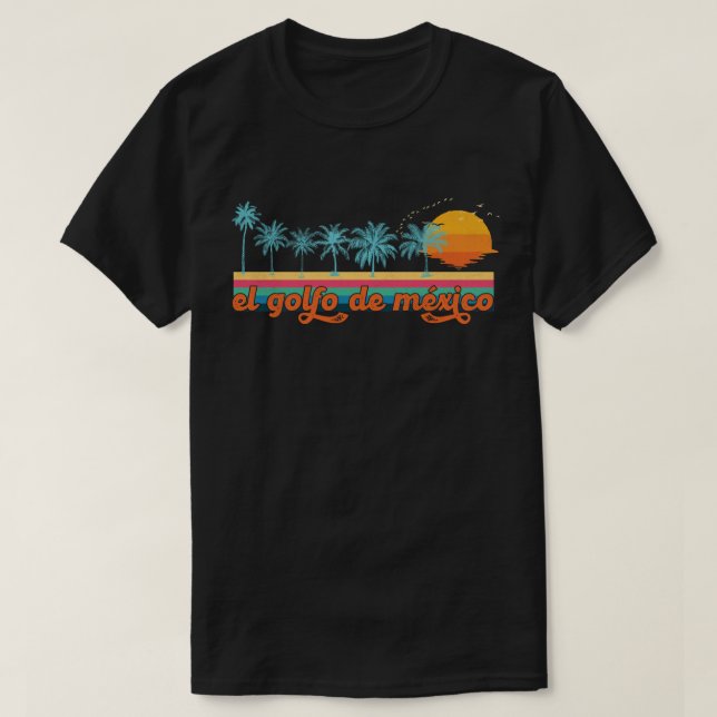 Camiseta  El Golfo De México (Diseño del anverso)