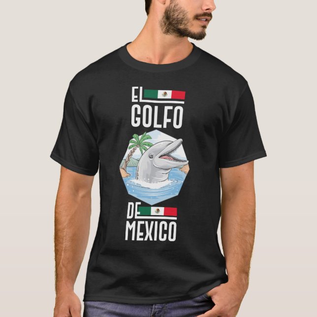 Camiseta El Golfo De México Dolphin Gulf Of Mexic (Anverso)