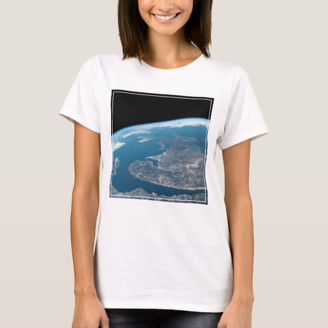 Camiseta El Golfo De San Lorenzo Y Canadá. (Anverso)