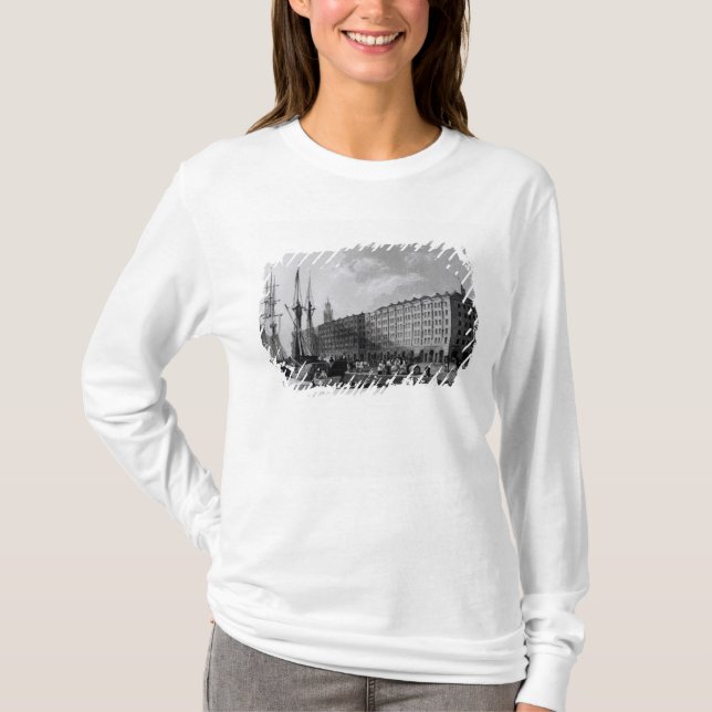Camiseta El Goree Warehouse, el muelle de George, Liverpool (Anverso)
