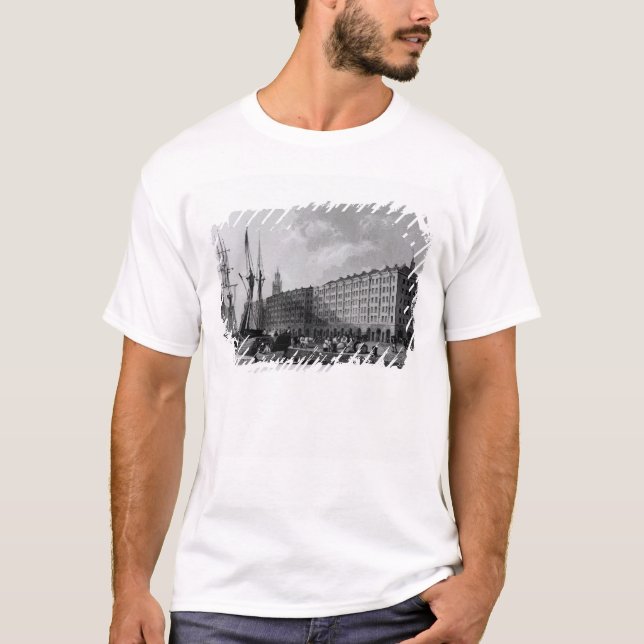 Camiseta El Goree Warehouse, el muelle de George, Liverpool (Anverso)