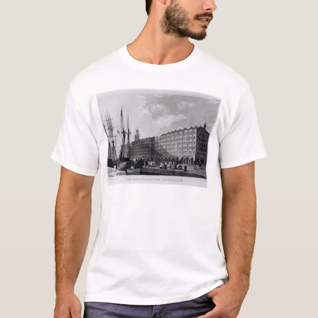 Camiseta El Goree Warehouse, el muelle de George, Liverpool (Anverso)