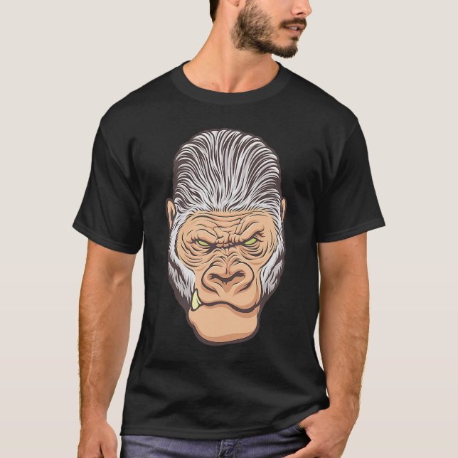 Camiseta El Gorila Viejo Es Mi Animal Espiritual (Anverso)