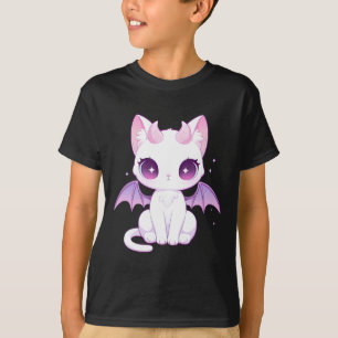 Camiseta El Gótico Kawaii Pastel Asombroso Bruto Demon Wing