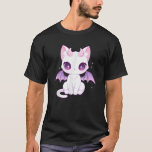 Camiseta El Gótico Kawaii Pastel Asombroso Bruto Demon Wing