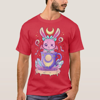Camiseta El Gótico Kawaii Pastel, dulce conejito asqueroso 