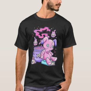 Camiseta El Gótico Kawaii Pastel, un oso de brujería espe