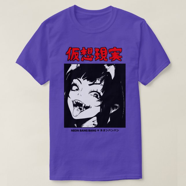 Camiseta El Gótico oscuro horroroso, el Chica demón Lewy St (Diseño del anverso)