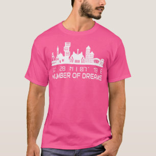 Camiseta El GPS Coordina La Ciudad De Bochum Skyline Dream 