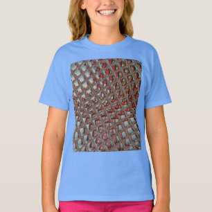 Camiseta El Grabado en relieve Ash Gray Maroon revisado: Un