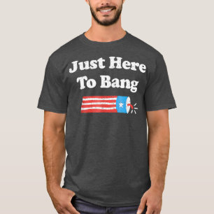 Camiseta El gracioso 4 de julio de 2014 estoy aquí para