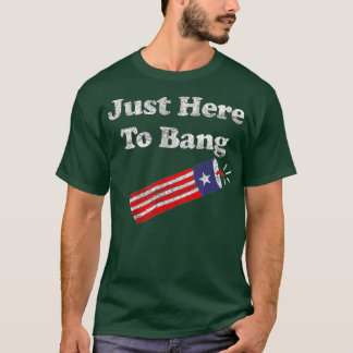 Camiseta El gracioso 4 de julio de 2014 estoy aquí para