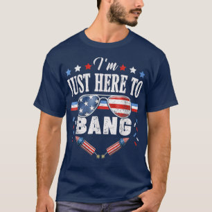 Camiseta El gracioso 4 de julio de 2014, estoy aquí para B
