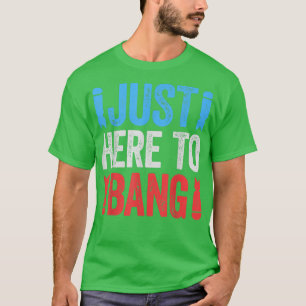 Camiseta El gracioso 4 de julio estoy aquí para