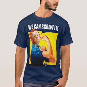 Camiseta El gracioso afiche de Trump en la época de la cose