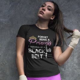 Camiseta El gracioso Cinturón Negro Karate Dice Para El Chi