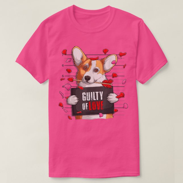 Camiseta El gracioso Corgi Pembroke Dueño galés Perro Ama e (Diseño del anverso)