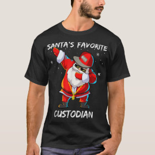 Camiseta El gracioso custodio favorito de Santa Claus Dabbi