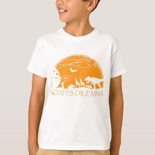 Camiseta El gracioso dilema del ateo Noah T-Rex