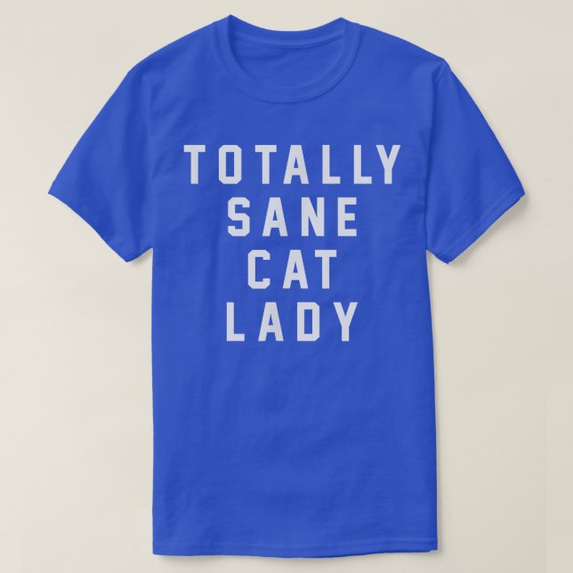 Camiseta El gracioso dueño de un gato totalmente loco gato  (Diseño del anverso)